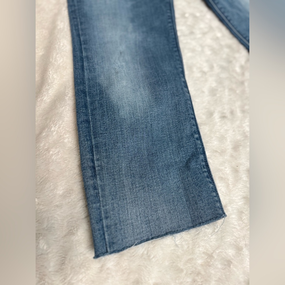 EXPRESS Mid Rise Skinny Cropped Jean - Picture 6 of 11